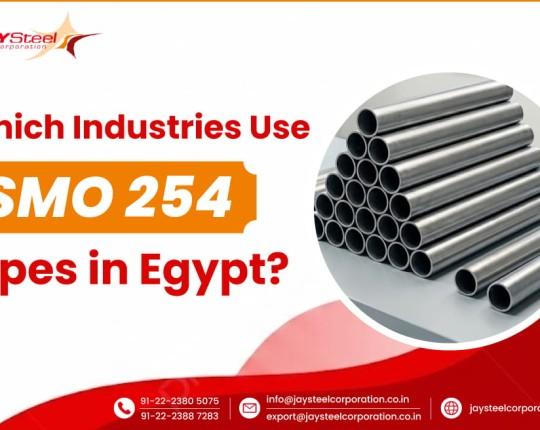 Which Industries Use SMO 254 Pipes in Egypt?