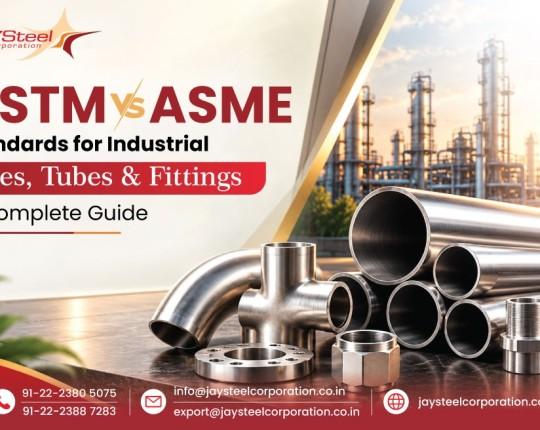 ASTM vs. ASME Standards for Industrial Pipes, Tubes & Fittings: A Complete Guide