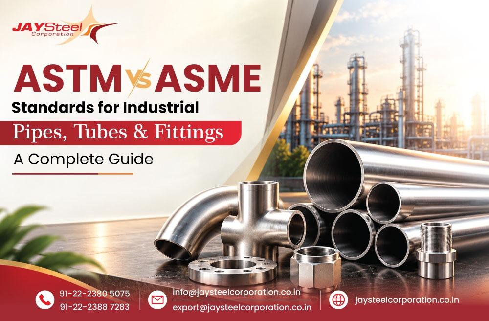 ASTM vs. ASME Standards for Industrial Pipes, Tubes & Fittings: A Complete Guide