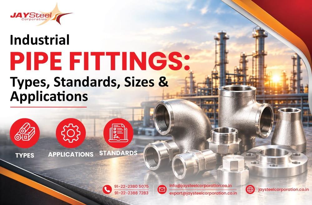 Industrial Pipe Fittings: Types, Standards, Sizes & Applications