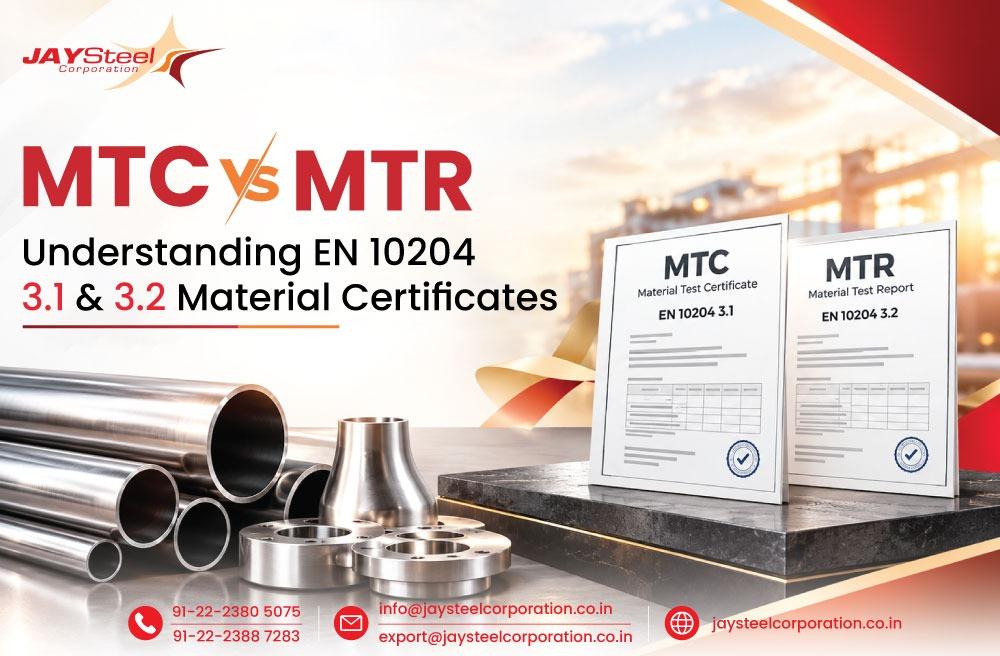 MTC vs. MTR: Understanding EN 10204 3.1 & 3.2 Material Certificates